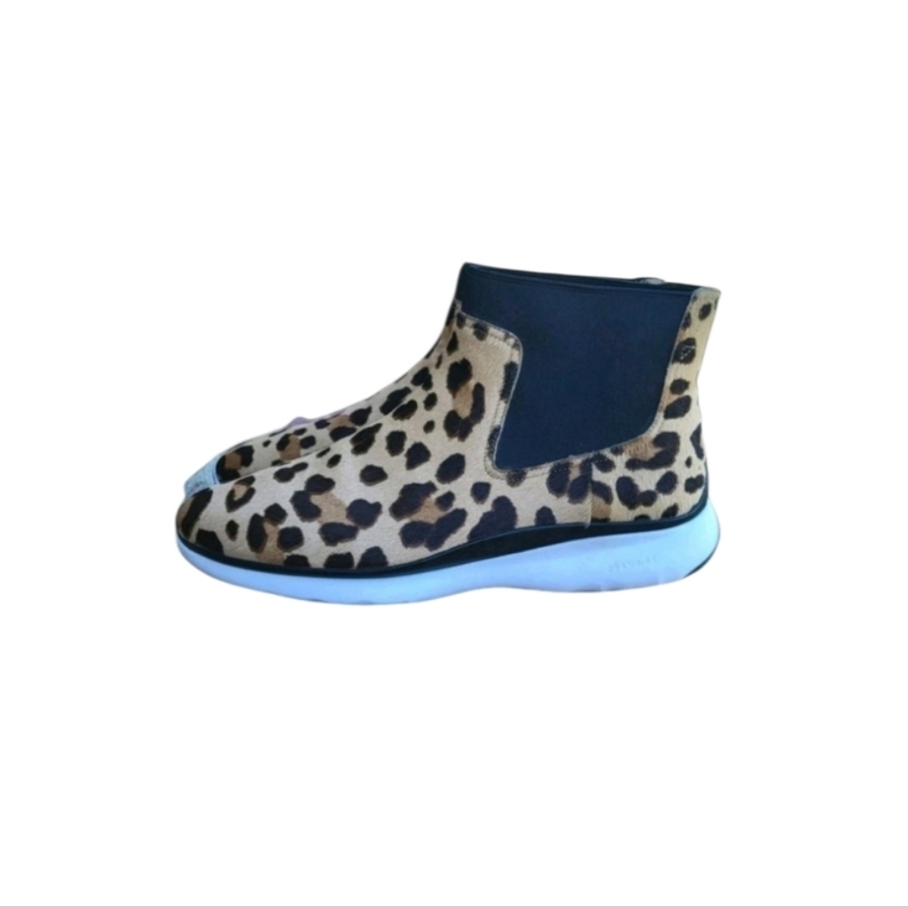 Cole Haan Zerogrand 3 Ocelot Real Hair Cheetah Leopard Animal Chelsea Woman 10